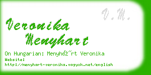 veronika menyhart business card